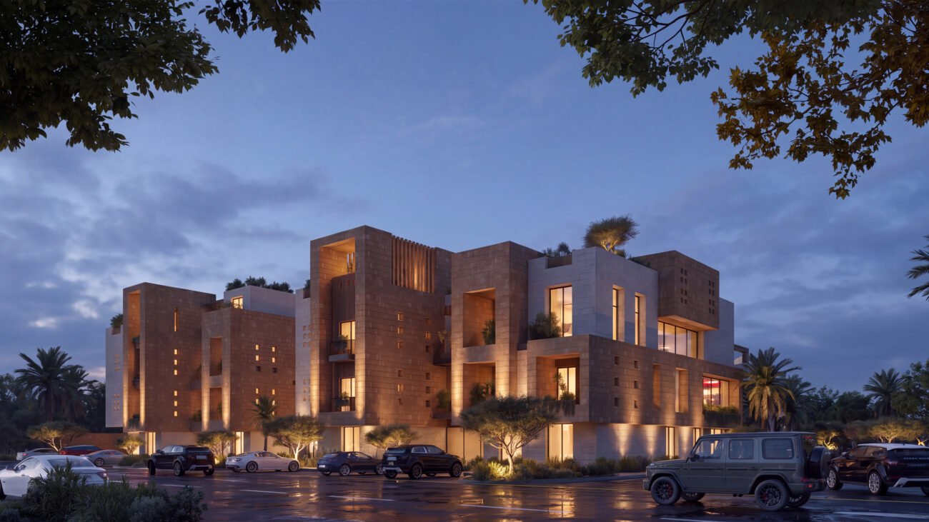 A JM APARTMENT BUILDING-1, AL QUIRAWAN DISTRICT, RIYADH, KSA FULL DESIGN SERVICE & Interior Design