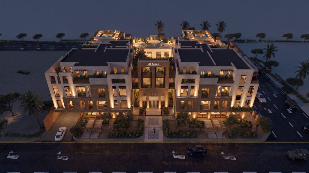 A JM APARTMENT BUILDING-1, AL QUIRAWAN DISTRICT, RIYADH, KSA FULL DESIGN SERVICE & Interior Design